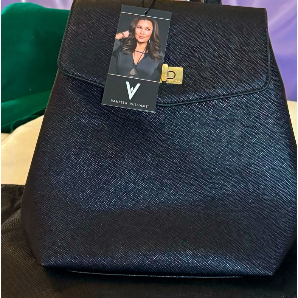 Black Vanessa Williams back pack. NWT.